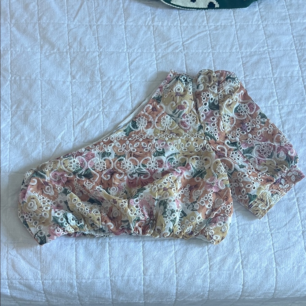 En Saison Floral blouse
